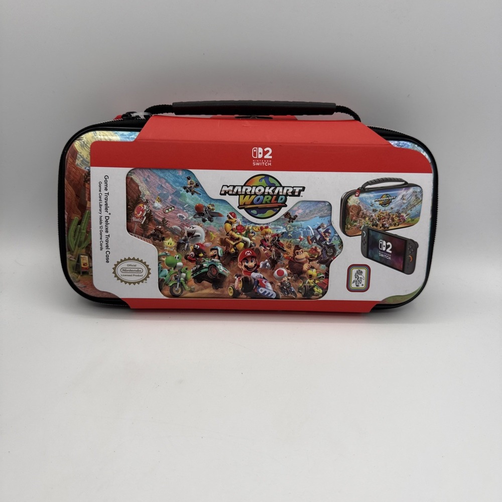 NEW Nintendo Game Traveler Deluxe Mario Kart World Switch 2 Case *READ*